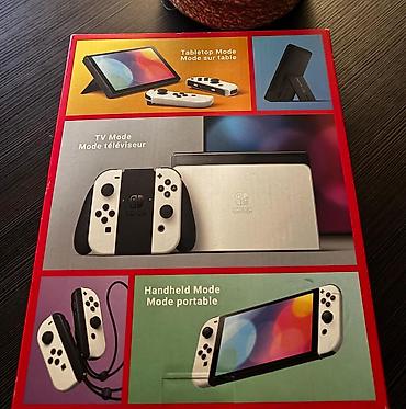 Nintendo Switch: Nintendo Switch Oled. Ag rengde. Bir nece aydir almisham, cox az — 8