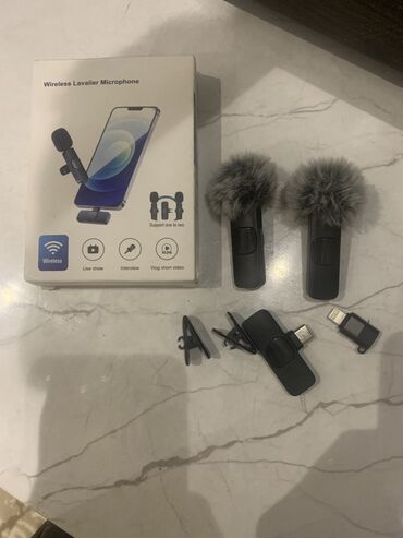 ses yazan proqram: Məhsul: Wireless Lavalier Microphone dəsti Xüsusiyyətlər: - Simsiz