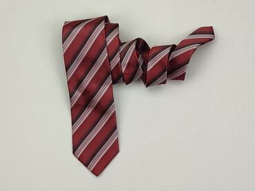 Krawaty i akcesoria: Krawat, kolor - Czerwony, stan - Bardzo dobry