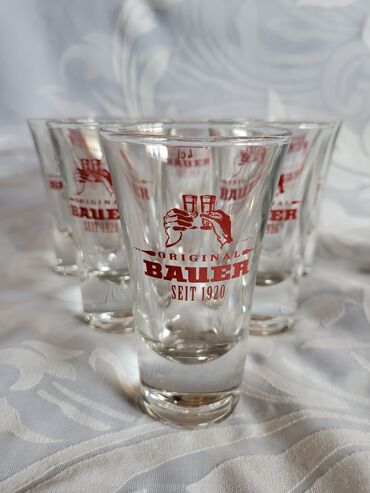 Čaše: Casice nove orig.Bauer za zestoko pice vintaz. italijanske. Puno na lalafo.rs — 5 Čaše: Casice nove orig.Bauer za zestoko pice vintaz. italijanske. Puno — 5