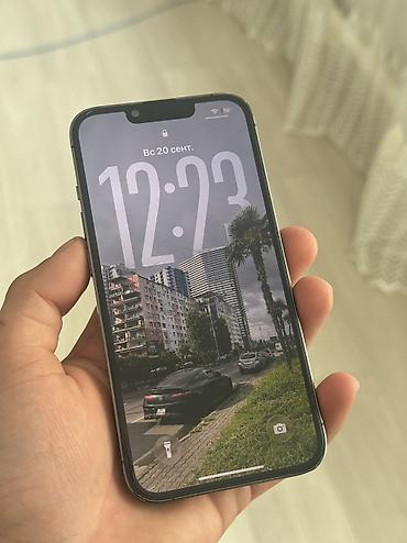 2techno kg: Продаю iphone 13 pro 256gb,из минусов только разбитая крышка,в — 1