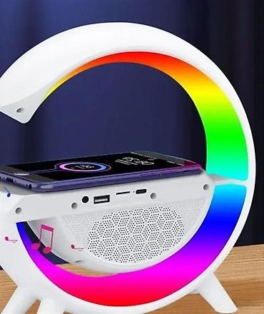 Kuća i bašta: G LAMPA ZVUCNIK I PUNJAC NOVA GOOGLE 3 U 1 PAMETNA RGB LAMPA | Cene — 8