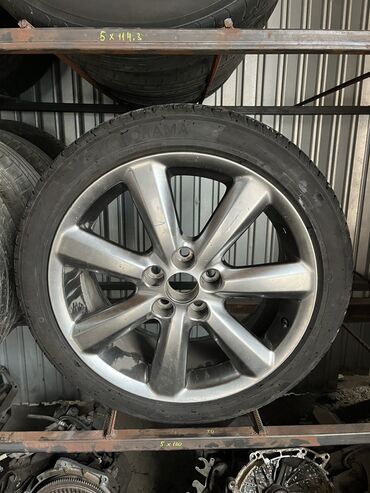 mazda 326: Дөңгөлөктөрү толук 225 / 45 / R 18, Жай, Колдонулган, Комплект, Жеңил унаалар, Куйма, тешиктери - 5