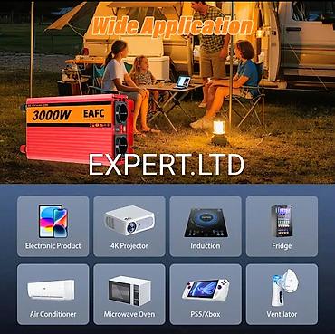 İnverterlər: Yeni Inverter, 1500-3000 Vt, 12 - 220 volt, Ünvandan götürmə, Ödənişli çatdırılma, Rayonlara çatdırılma — 7