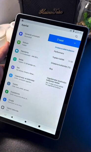 Digər planşetlər: Octa Core prosessor ▲ Operativ yaddaş - 12 GB ▲ Daxili yaddaş - — 19
