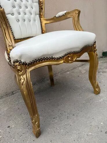 Stilske fotelje: Stilska Fotelja / Polufotelja u Pozlati 🛋️ U odličnom stanju, kao na — 5