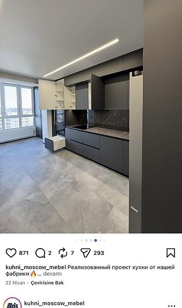 quxnu mebeli: Müasir dizaynlı mətbəx mebeli komplekti - Üslub: minimal və loft — 5