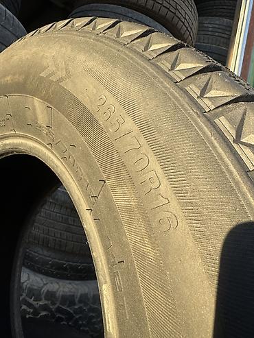 cls 55: Зимние шины Boto 265/70 R16 Жакшы состояние. 3 шт бар Шишка дырка — 4