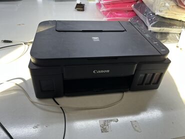 настенный принтер: МФУ Canon PIXMA G3415 с системой непрерывной подачи чернил (встроенные