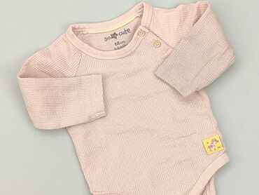 różowe koronkowe body: Body, So cute, 3-6 miesięcy, 
stan - Bardzo dobry