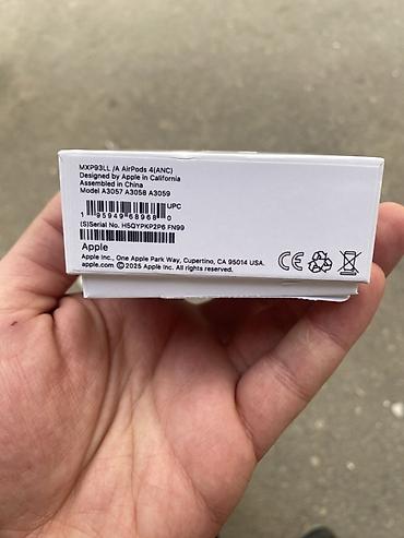 Masaüstü kompüterlər və komponentlər: Apple AirPods 4 (ANC) – Aktiv Səsboğma ilə Məhsul haqqında: - Model — 2
