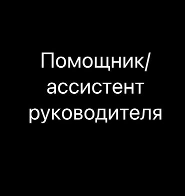 Помощники, ассистенты: Помощник. 3 мкр