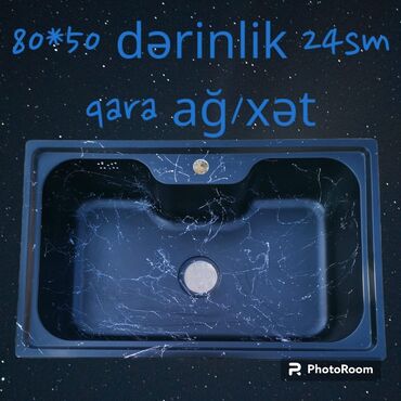 Mətbəx çanaqları: Yeni Dairəvi Mətbəx çanağı, Şkafsız, Akril — 16