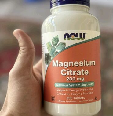 Vitaminlər və BAƏ: Şəkildə gördüyünüz Magnesium Sitrat məhsulu, dünyanın ən nüfuzlu