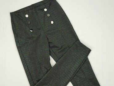 m sara spodnie woskowane: Calzedonia, Material trousers for women, size S