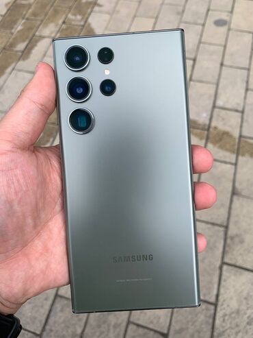 телефон самсунг 12: Samsung Galaxy S23 Ultra, Б/у, 256 ГБ, цвет - Зеленый, 1 SIM, eSIM
