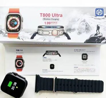 smart watch 8 ultra: Yeni, Smart saat, Аnti-lost, rəng - Ağ