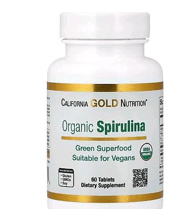 centrum vitamin: Məhsul: California Gold Nutrition – Organic Spirulina - Tərkib — 1