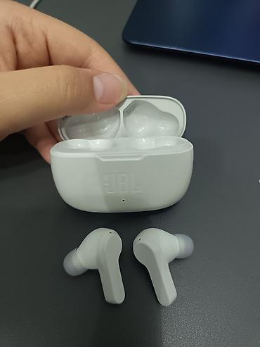 Qulaqcıqlar: İşlənmiş Simsiz (Bluetooth) Qulaqcıqlar, JBL, rəng - Ağ — 3