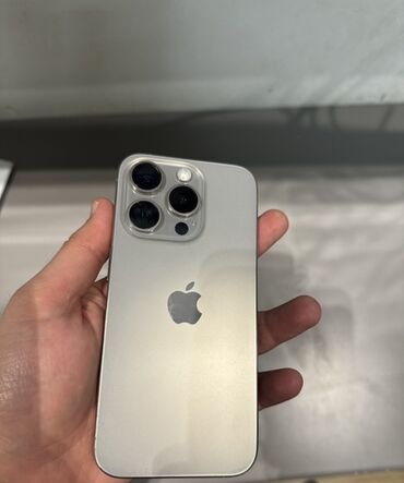 Apple iPhone: IPhone 15 Pro, 256 GB, Gümüşü, Face ID — 1