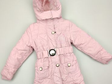 czapka zimowa prosto: Winter jacket, 9 years, 128-134 cm, condition - Good