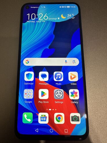 держатель телефона на стедикам fly tech 6: Huawei nova 5T, 128 ГБ, цвет - Черный, Отпечаток пальца