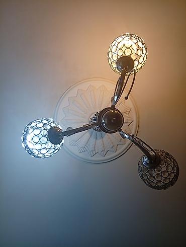 ev isiqlari: Çılçıraq, 3 lampa, Metal — 1