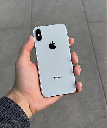 ıphone x: IPhone X, Новый, 256 ГБ, Серебристый, Чехол, 100 % — 1