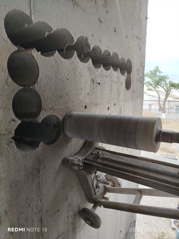 Beton işləri: Səssiz tozsuz səliqəli kəsim. Beton katlavan monolit kubik — 11