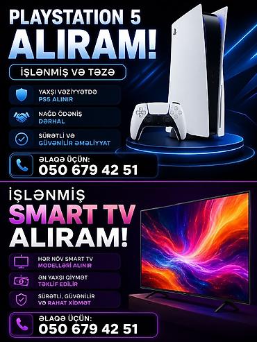 ps5 oyun: Xidmət: PlayStation 5 və Smart TV alışı - PlayStation 5 (işlənmiş və — 1