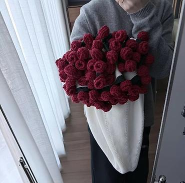 Вязаные цветы: Полезный букет😍💐❤️🩷 диаметр 1.6м — 4