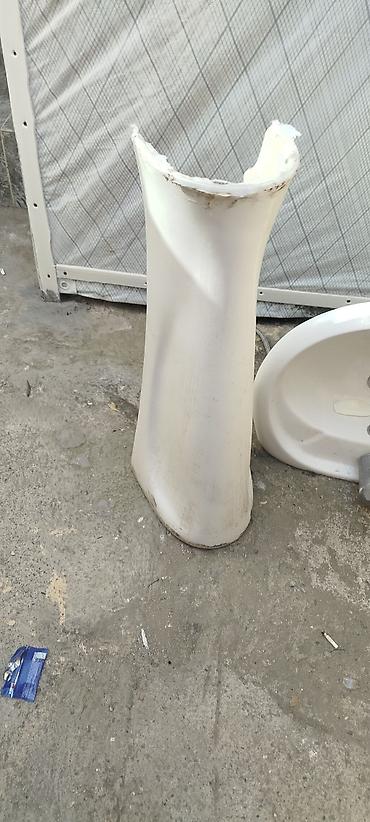 tulpan şəkilləri: Məhsul: Hamam üçün keramika lavabosu və pedestalı (ayaq dayağı) — 1