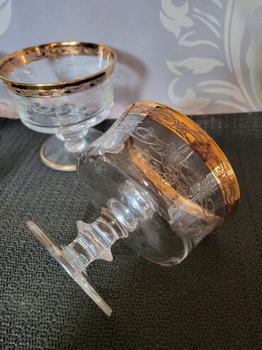 Čaše: Case rucni,rad,kristal murano medici za vino iz 60ih. Case kristal za — 14