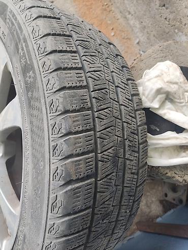 r17 subaru: Литой диск с зимней шиной на сборе. комплект 4шт с шиной 205.50.17 6а — 2