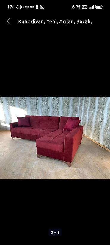 Divan və kreslo dəstləri: Yeni, Künc divan, Bazalı, Açılan — 16