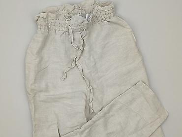 jedwab z elastanem: H&M, Spodnie materiałowe damskie, rozmiar XS — 1
