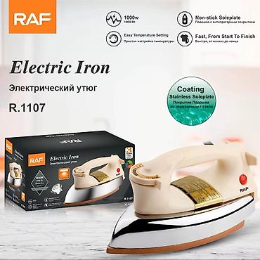 işlənmiş utu: RAF Electric Iron R.1107 ütü - Güc: 1000 W - Paslanmayan poladdan — 1
