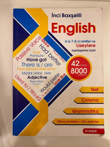 inci baxşəlili 100 sınaq pdf: Inci Baxselili Ingilis dili 11 manata alinib 5 manata satilir