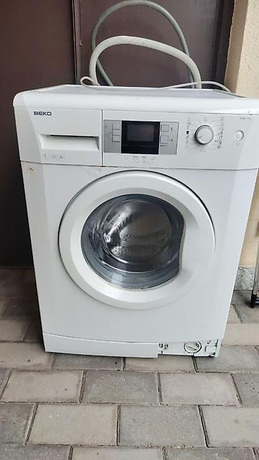 braun 7: Beko önyükləməli paltaryuyan maşın - Yükləmə həcmi: 7 kq (etiketdə — 1
