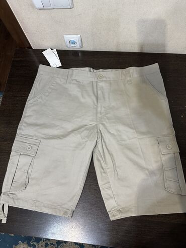 джинсы размер 42: Шорты цвет - Бежевый