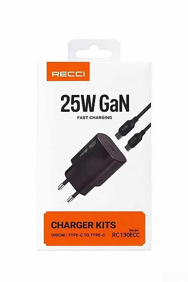 matrix boom: Şəbəkə enerji toplama cihazı Recci Fast Charging RC130E 25W Tip - — 1