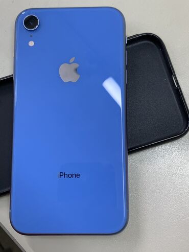 айфон 5с: IPhone Xr, 64 ГБ, Синий, 81 %