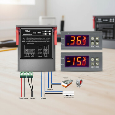 Elektro materijal: Digitalni Termostat STC 3028, 3008, 3018, 1000 Termostat za inkubator — 1
