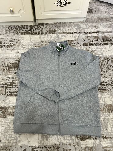 Толстовки: Мужская толстовка, 3XL (EU 46), Puma, Новый, цвет - Серый, Самовывоз