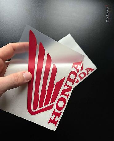 potencija: Set nalepnica sa prepoznatljivim Honda Wing (krilo) logom savršen je — 3
