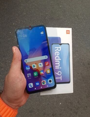 Infinix: Redmi 9T, 64 ГБ, цвет - Синий, Две SIM карты