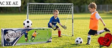 Oyun dəstləri: Uşaq futbol qapısı dəsti – Soccer Set (Sports World) 110/80 sm - — 1