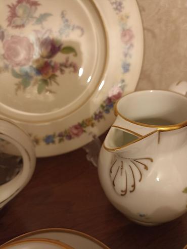 Çay dəstləri və servizlər: Çay dəsti, rəng - Ağ, Farfor, 6 nəfərlik, Almaniya — 5