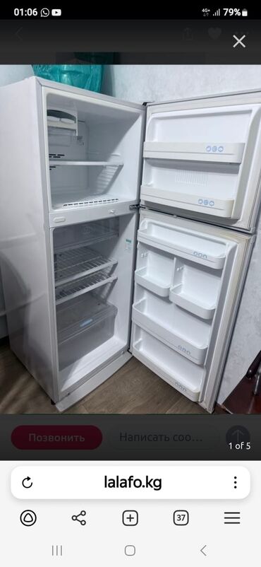 Холодильники: Холодильник LG, Б/у, Двухкамерный, No frost, 180 *