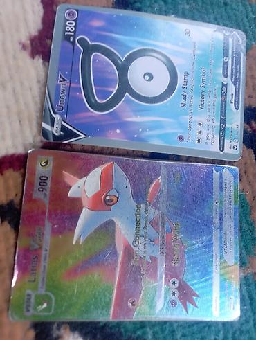 редкость: Коллекционные карты Pokémon TCG (на фото): - Unown V — базовая карта — 1